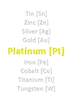 Platinum [Pt]